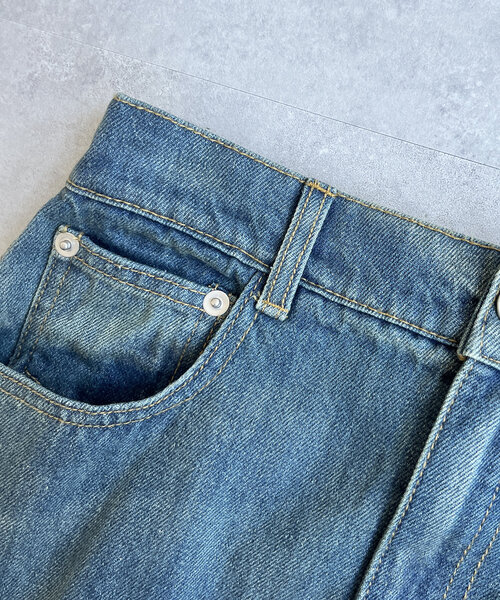 CPCM（シーピーシーエム）の「オーバーダイデニムナロースカート（スカート・レディース・ブラック/サックスブルー/ブルー・MEDIUM/LARGE）」の13枚目の写真