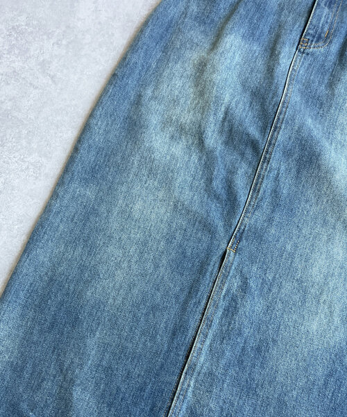 CPCM（シーピーシーエム）の「オーバーダイデニムナロースカート（スカート・レディース・ブラック/サックスブルー/ブルー・MEDIUM/LARGE）」の12枚目の写真