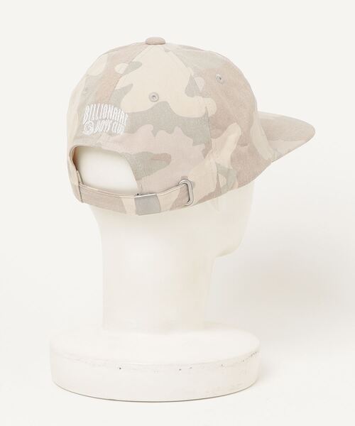 BILLIONAIRE BOYS CLUB（ビリオネア・ボーイズ・クラブ）の「CHENILLE LOGO CAP B（キャップ・メンズ・ブラック/アイボリー/カモフラージュ・ONE SIZE）」の11枚目の写真
