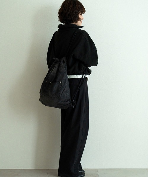 セール】DEVICE ウォッシュ デニム リュック ナップサック ボディ