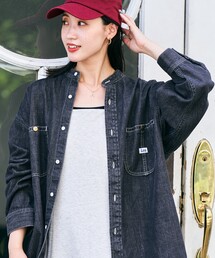 シャツ/ブラウス デニムシャツチュニック デニム デニム デニム