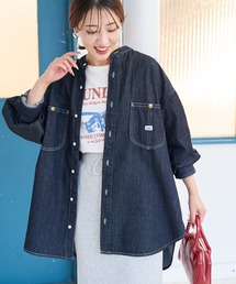 Lee（リー）の「限定展開 Lee/リー 別注 チュニック デニム シャツ（シャツ/ブラウス）」