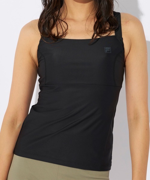 FILA（フィラ）の「カップ入りキャミブラ（キャミソール・レディース・カーキ/ネイビー/ブラック/ピンク・SMALL/MEDIUM/LARGE/X-LARGE）」の8枚目の写真