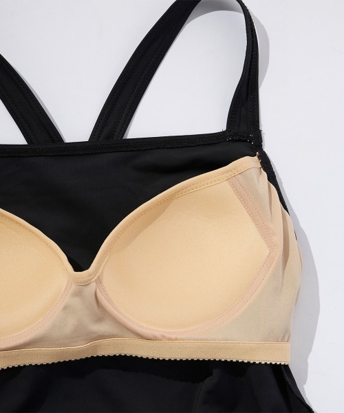 FILA（フィラ）の「カップ入りキャミブラ（キャミソール・レディース・カーキ/ネイビー/ブラック/ピンク・SMALL/MEDIUM/LARGE/X-LARGE）」の13枚目の写真