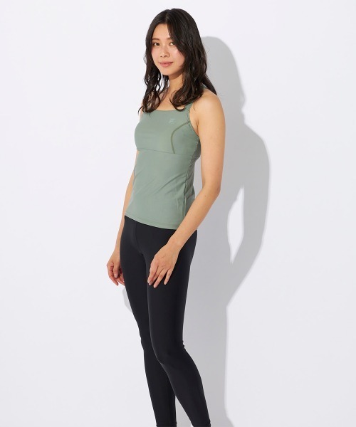 FILA（フィラ）の「カップ入りキャミブラ（キャミソール・レディース・カーキ/ネイビー/ブラック/ピンク・SMALL/MEDIUM/LARGE/X-LARGE）」の14枚目の写真