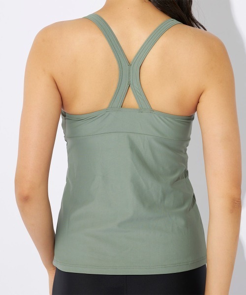 FILA（フィラ）の「カップ入りキャミブラ（キャミソール・レディース・カーキ/ネイビー/ブラック/ピンク・SMALL/MEDIUM/LARGE/X-LARGE）」の19枚目の写真