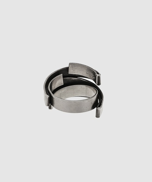 Werkstatt Munchen( ワークスタッドミュンヘン)の「ring double folded(リング・メンズ・シルバー・S/M)」の2枚目の写真
