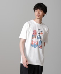 「Toyameg」modern academic ”FLOWER” Tシャツ