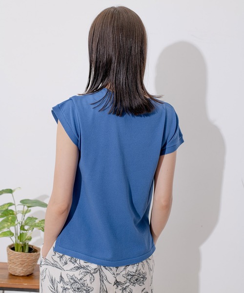 Jayro(ジャイロ)の「金具付スリット入りプルオーバー(Tシャツ/カットソー・レディース・ホワイト系その他/ピンク/ブルー/ブラック・M)」の21枚目の写真