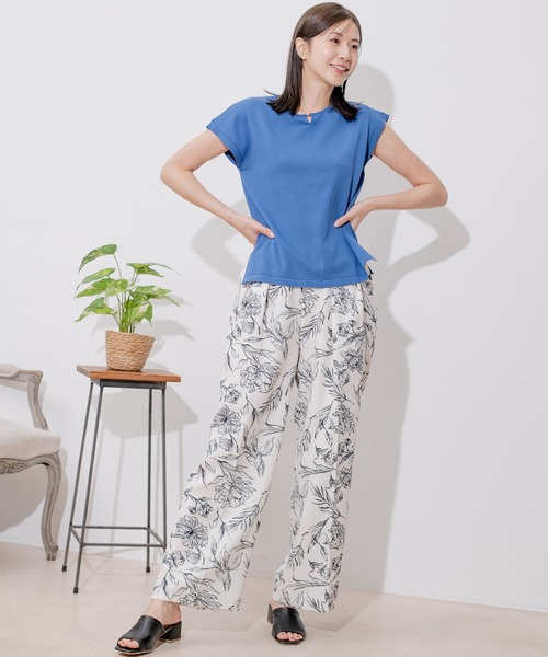 Jayro(ジャイロ)の「金具付スリット入りプルオーバー(Tシャツ/カットソー・レディース・ホワイト系その他/ピンク/ブルー/ブラック・M)」の20枚目の写真