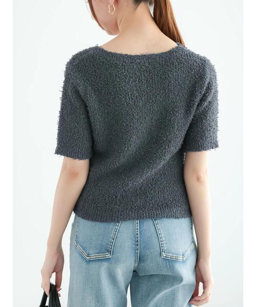 Te chichi（テチチ）の「ツノヤーンニットプルオーバー（ニット