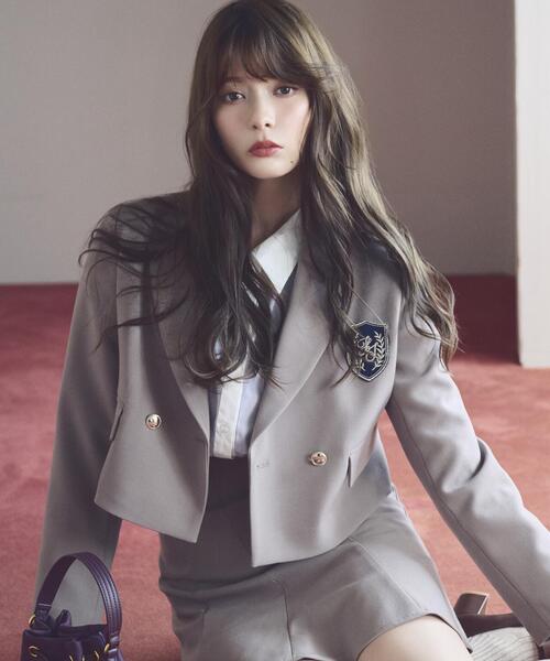 【セール】◇ボリューム袖ロゴ刺繍シャツ（シャツ/ブラウス）｜JILL by JILL STUART（ジルバイジルスチュアート）