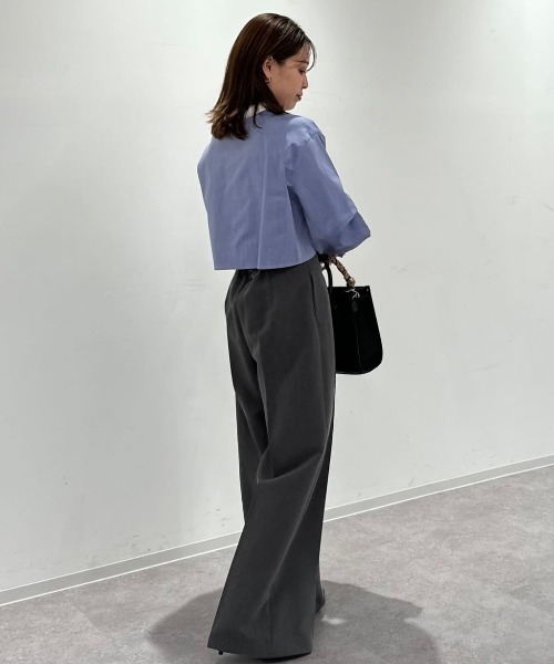 【セール】◇ボリューム袖ロゴ刺繍シャツ（シャツ/ブラウス）｜JILL by JILL STUART（ジルバイジルスチュアート）