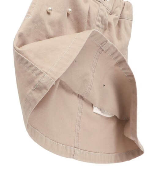 BRANSHES(ブランシェス)の「【綿100%】パール付きスカート(スカート・キッズ・ピンク/ネイビー・90/100/110/120/130/140/150)」の11枚目の写真