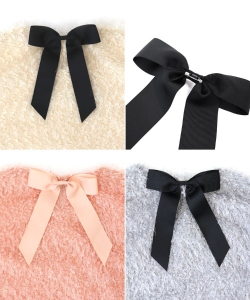 DONOBAN（ドノバン）の「バックリボンラメフェザートップス（ベスト・レディース・ピンク/ホワイト/グレー・ONE）」の18枚目の写真