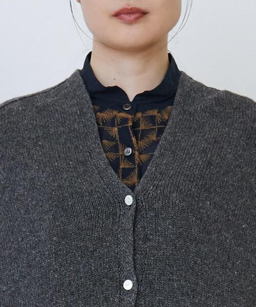 LOISIR（ロワズィール）の「ウールリネン天竺ホールガーメントベスト