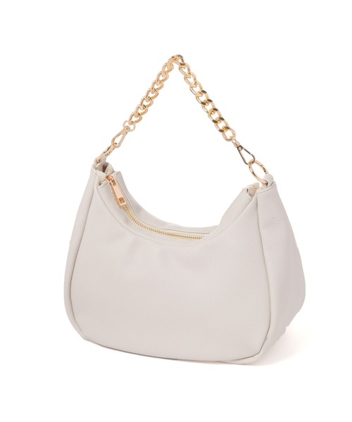 Andemiu（アンデミュウ）の「ムーンチェーンショルダー147541（ショルダーバッグ・レディース・ベージュ/ブラック/ホワイト系その他/グレー系その他/ベージュ系その他・FREE）」の9枚目の写真