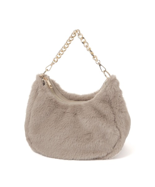 Andemiu（アンデミュウ）の「ムーンチェーンショルダー147541（ショルダーバッグ・レディース・ベージュ/ブラック/ホワイト系その他/グレー系その他/ベージュ系その他・FREE）」の12枚目の写真