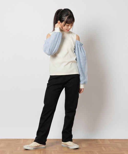 MPS（エムピーエス）の「【MPS】KODONA タイトストレートパンツ（その他パンツ・キッズ・ベージュ/ブラック・140/150/160/170）」の20枚目の写真