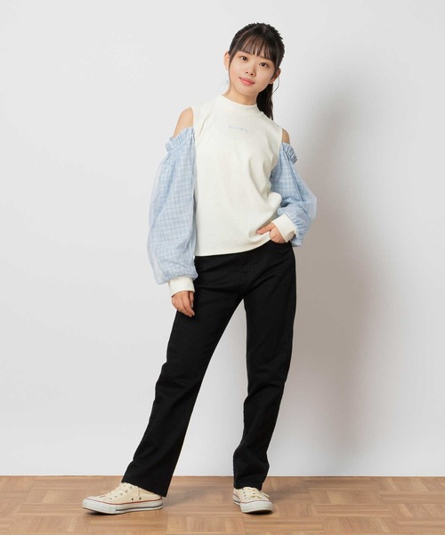 MPS（エムピーエス）の「【MPS】KODONA タイトストレートパンツ（その他パンツ・キッズ・ベージュ/ブラック・140/150/160/170）」の21枚目の写真