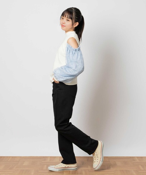 MPS（エムピーエス）の「【MPS】KODONA タイトストレートパンツ（その他パンツ・キッズ・ベージュ/ブラック・140/150/160/170）」の22枚目の写真