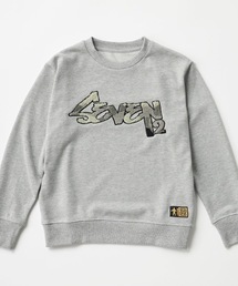 SEVEN2（セブンツー）の「【SEVEN2】キッズクルーネックスウェット　裏毛トレーナー（スウェット）」