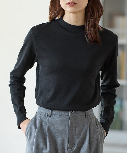 オーガニックハイネックT（Tシャツ/カットソー）｜Honeys（ハニーズ