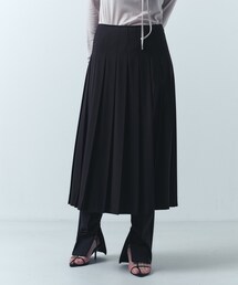 CODE A | CODE A｜pleated gabardine skirt(スカート)