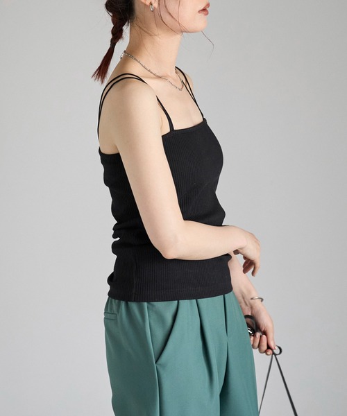 セール】【Fizz/フィズ】 カップ付き ダブルストラップキャミソール