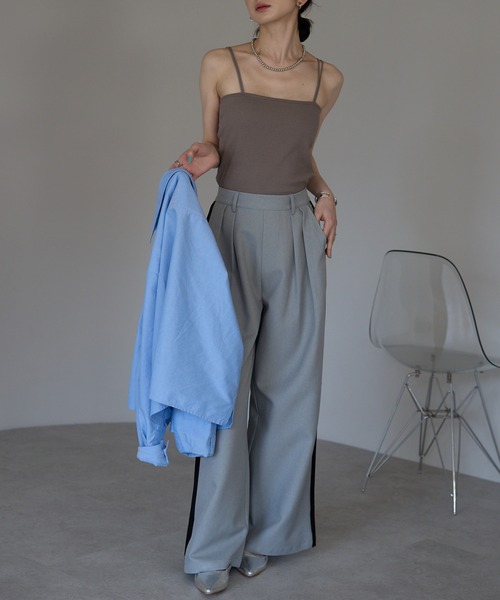 セール】【Fizz/フィズ】 カップ付き ダブルストラップキャミソール