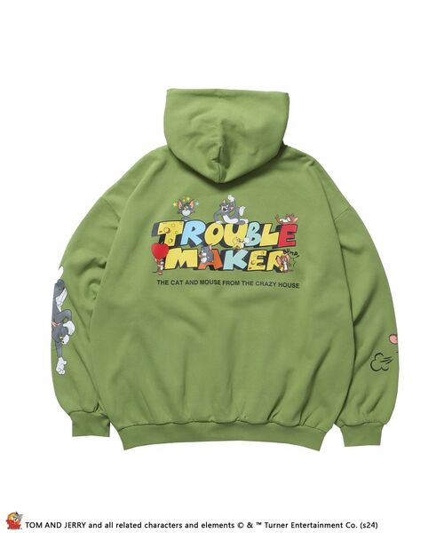 トムとジェリー　パーカー　お値下げします！ お値下げ 新品 トムとジェリー パーカー Mサイズ - メルカリ