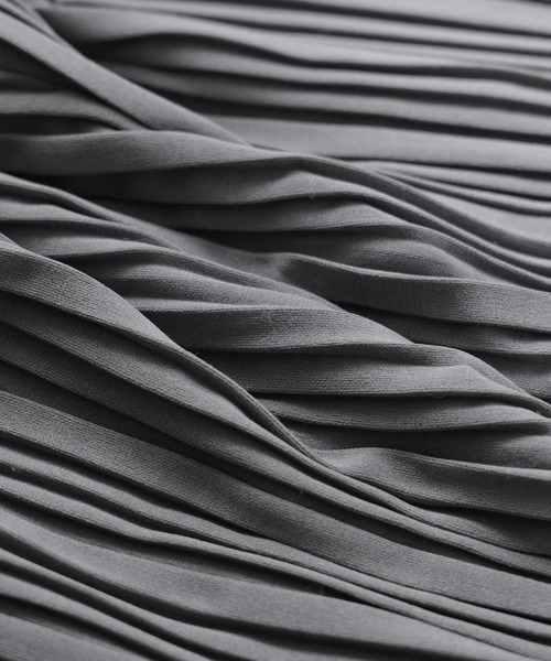 Fashion Letter（ファッションレター）の「ストレートセミワイドプリーツパンツ ウエストゴム 秋 冬（その他パンツ・レディース・ブラウン/グリーン/チャコール/グレイッシュベージュ/カーキ/ブラック・M/L）」の18枚目の写真