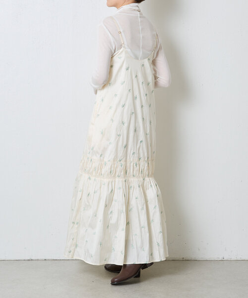 NE QUITTEZ PAS!（ヌキテパ）の「ne Quittez pas/刺繍キャミワンピース  