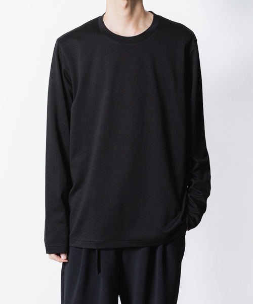 ATTACHMENT(アタッチメント)の「コットン ダブルフェイス スリムフィット L/S TEE / COTTON DOUBLE FACE SLIM FIT L/S TEE(Tシャツ/カットソー・メンズ・ホワイト/ダークグレー/ブラック/グレー/ライトブラウン・1/2/3)」の13枚目の写真