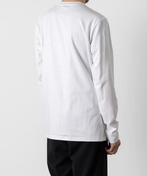 新品 コットンダブルフェイス オーバーサイズTシャツ ホワイト ATTACHMENT tシャツ コットン ダブルフェイス オーバーサイズド