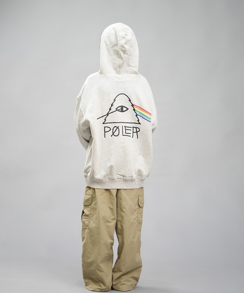 POLeR(ポーラー)の「POLER/ポーラー キッズ パーカー LOGO LTD PL ムラサキBOYSパーカー 249MCV0030(パーカー・キッズ・グレー/ブラック・130cm/140cm/150cm/160cm)」の12枚目の写真