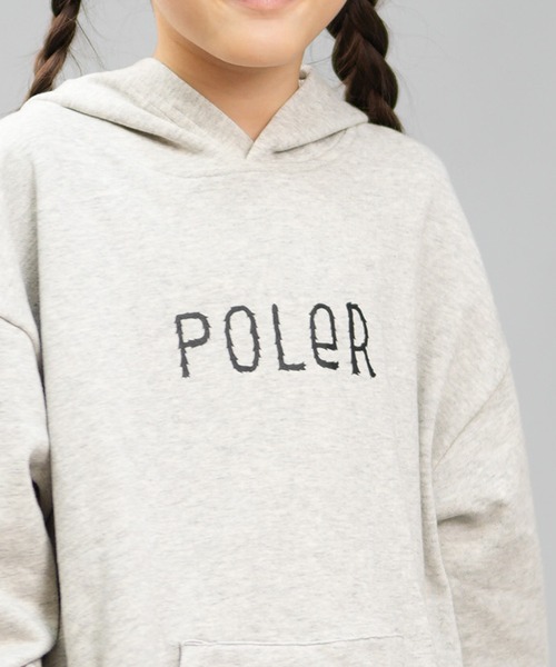 POLeR(ポーラー)の「POLER/ポーラー キッズ パーカー LOGO LTD PL ムラサキBOYSパーカー 249MCV0030(パーカー・キッズ・グレー/ブラック・130cm/140cm/150cm/160cm)」の13枚目の写真