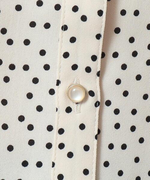 ITS'DEMO（イッツデモ）の「◆【通勤／肌触りさらり／羽織にも／手洗い可】スタンドフリル前開きブラウス（シャツ/ブラウス・レディース・ブラック/ブラック系/アイボリー系/グレー・00）」の17枚目の写真