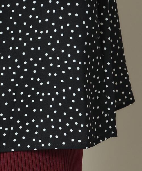 ITS'DEMO（イッツデモ）の「◆【通勤／肌触りさらり／羽織にも／手洗い可】スタンドフリル前開きブラウス（シャツ/ブラウス・レディース・ブラック/ブラック系/アイボリー系/グレー・00）」の8枚目の写真