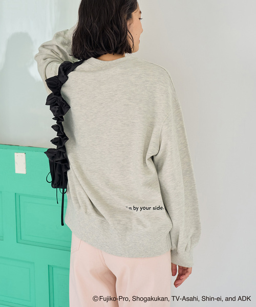 ROPE' PICNIC（ロペピクニック）の「【ドラえもんコレクション】裏毛スウェット（スウェット・レディース・ライトグレー/ピンク・38）」の18枚目の写真