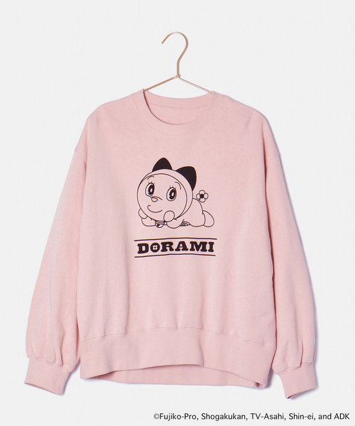 ROPE' PICNIC（ロペピクニック）の「【ドラえもんコレクション】裏毛スウェット（スウェット・レディース・ライトグレー/ピンク・38）」の12枚目の写真