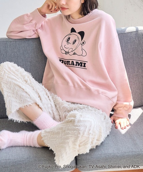 ROPE' PICNIC（ロペピクニック）の「【ドラえもんコレクション】裏毛スウェット（スウェット・レディース・ライトグレー/ピンク・38）」の20枚目の写真