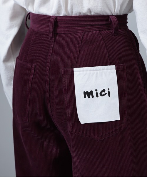 mici（ミチ）の「(mici)スーパーワイドコーデュロイパンツ（その他パンツ・レディース・ブラック/ワインレッド・SMALL/MEDIUM）」の22枚目の写真