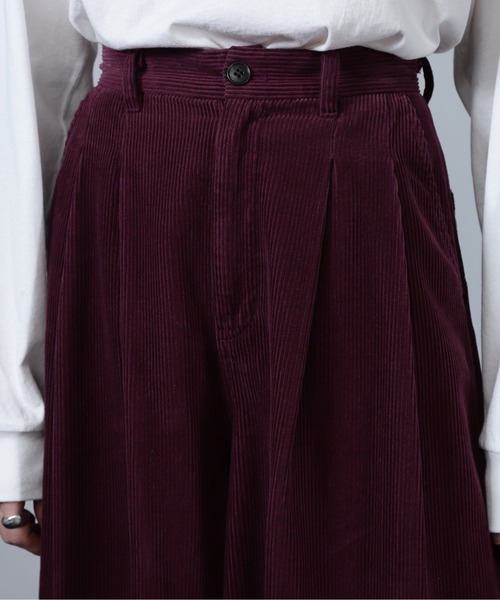 mici（ミチ）の「(mici)スーパーワイドコーデュロイパンツ（その他パンツ・レディース・ブラック/ワインレッド・SMALL/MEDIUM）」の19枚目の写真