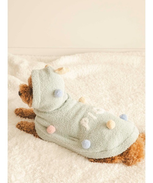 gelato pique（ジェラートピケ）の「【HOLIDAY】【CAT&DOG】ベビモコケープ（ペットウェア・レディース・グリーン/レッド・SMALL/MEDIUM/LARGE）」の17枚目の写真