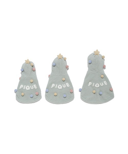 gelato pique（ジェラートピケ）の「【HOLIDAY】【CAT&DOG】ベビモコケープ（ペットウェア・レディース・グリーン/レッド・SMALL/MEDIUM/LARGE）」の3枚目の写真