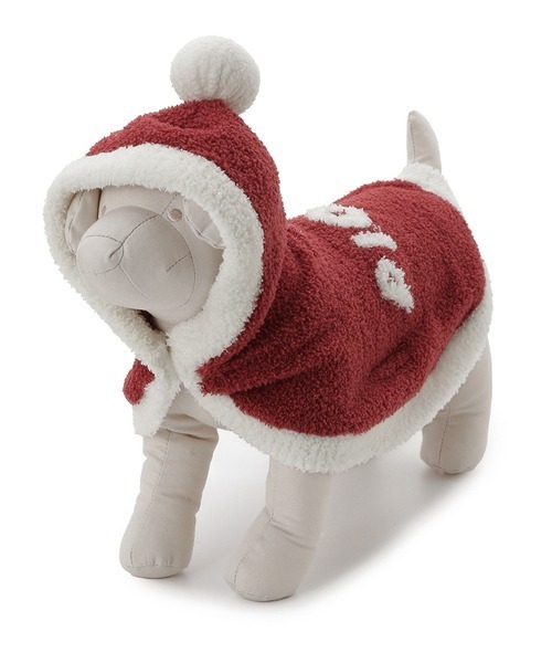 gelato pique（ジェラートピケ）の「【HOLIDAY】【CAT&DOG】ベビモコケープ（ペットウェア・レディース・グリーン/レッド・SMALL/MEDIUM/LARGE）」の5枚目の写真