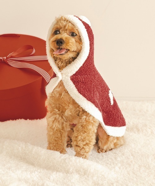 gelato pique（ジェラートピケ）の「【HOLIDAY】【CAT&DOG】ベビモコケープ（ペットウェア・レディース・グリーン/レッド・SMALL/MEDIUM/LARGE）」の9枚目の写真