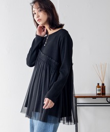 チュールデザイントップス