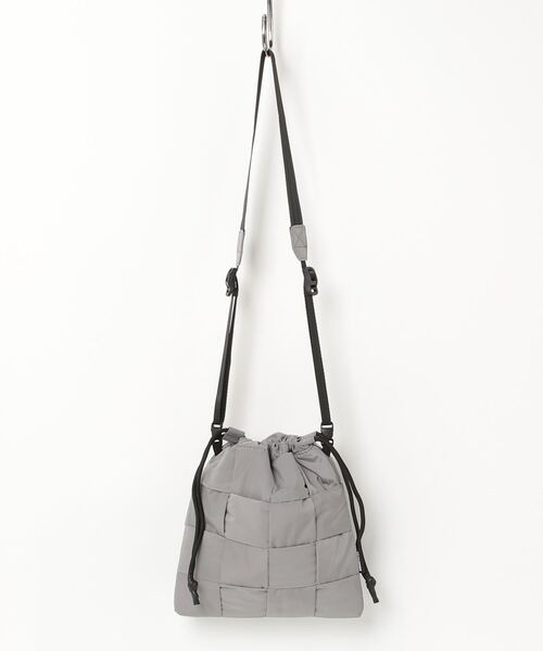 【ADAMPATEK】braided polyester drawstring bag/編み込みナイロン巾着バッグ（ハンドバッグ）｜ADAM PATEK（アダムパテック）